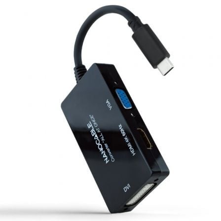Conversor Nanocable 10.16.4301-ALL/ USB Tipo-C Macho